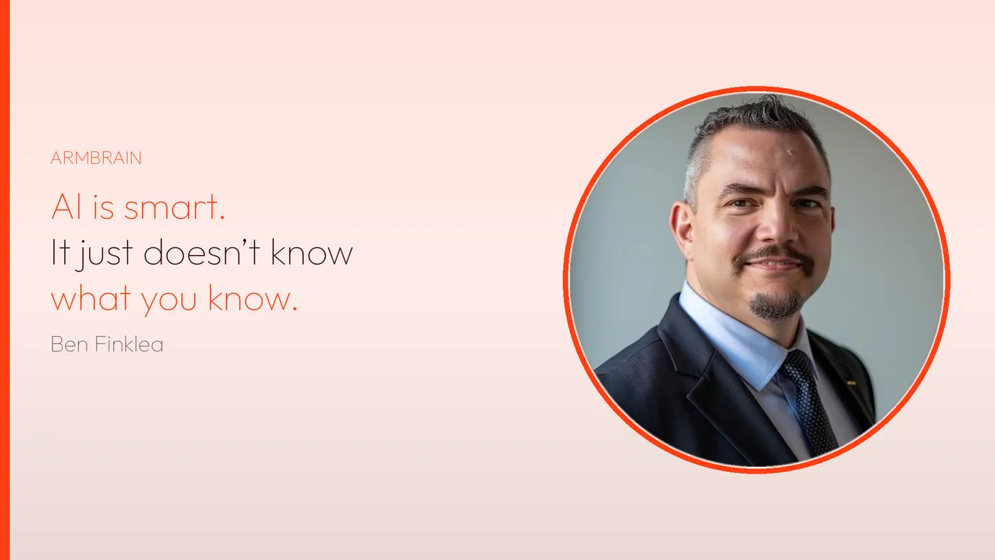 Ben Finklea, founder and CEO of Armbrain
